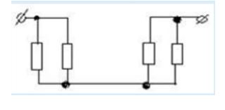 <b>Задача 3</b> <br />Сколько в схеме узлов и ветвей?<br /> a. узлов 3, ветвей 4; <br />  b. узлов 2, ветвей 4; <br />c. узлов 3, ветвей 5; <br />d. узлов 4, ветвей 4; <br />e, узлов 3, ветвей 2.