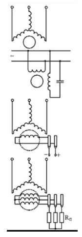 <b>40. </b><br />Схема трехфазного асинхронного двигателя с фазным ротором представлена на рисунке….