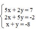 <b>Задание №1</b> <br /> Решите систему методом наименьших квадратов. Найдите сумму квадратов невязок<br /> <b>Вариант 13</b>