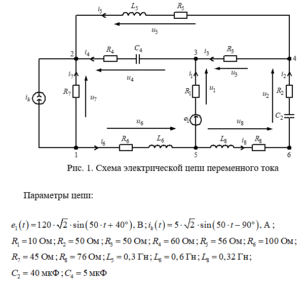 <b>Лабораторная работа</b> <br />Простейшие линейные цепи с синусоидальными источниками  <br /><b>Цель работы </b>Теоретически и с помощью пакета программ Electronics Workbench (EWB) исследовать зависимости токов и напряжений в резисторе, катушке индуктивности, конденсаторе при их простейших соединениях в цепи с синусоидальными источниками. Освоить символический метод расчета, проверить справедливость первого и второго законов Кирхгофа.