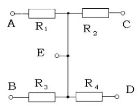 Определите ток потребляемый с клеммы А, если токи с клемм равны IB = +15A, IC = -20 A, ID = +5A