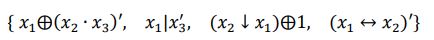 <b>Лабораторная работа №6</b> <br />«Системы булевых функций» <br /><b>Цель работы:</b> освоить методику исследования системы булевых функций на полноту с помощью теоремы Поста  <br />Задание  Выяснить, является ли полной заданная система булевых функций, используя теорему Поста. <br /><b>Вариант 7</b>