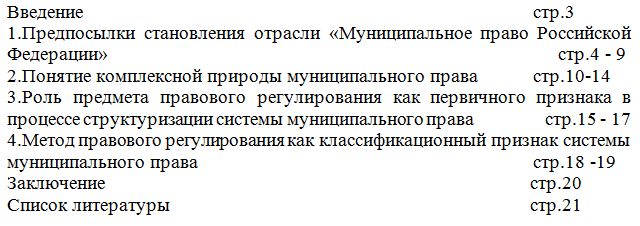 Муниципальное право