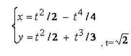 Составить уравнения касательной и нормали к кривой в данной точке, вычислить в этой точке y''xx: