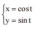 Найти dy/dx и d<sup>2</sup>y/dx<sup>2</sup>  для функции, заданной параметрически: 