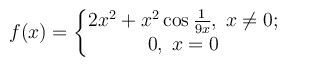 Задача 1.14 из сборника Кузнецова <br />Исходя из определения производной, найти f'(0): 