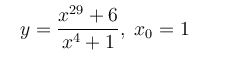 Задача 2.14 из сборника Кузнецова <br /> Составить уравнение нормали к данной кривой в точке с абсциссой x<sub>0</sub>. 