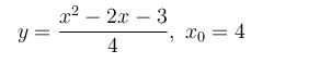 Задача 2.30 из сборника Кузнецова <br /> Составить уравнение нормали к данной кривой в точке с абсциссой x<sub>0</sub>. 