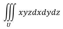 Вычислить интеграл,где область U представляет собой часть шара x<sup>2</sup>+y<sup>2</sup>+z<sup>2</sup>≤R<sup>2</sup>,расположенную в первом октанте x≥0,y≥0,z≥0.