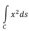 Вычислить интеграл,где C − кривая, заданная уравнением y=f(x)=lnx, 1≤x≤e.