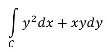 Вычислить интеграл,где C − дуга эллипса заданного параметрически в виде r(t)=(acost,bsint),0≤t≤π\2.