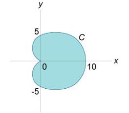 Найти длину кардиоиды, заданной в полярных координатах уравнением r=5(1+cosθ) (рисунок)