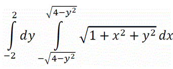 Вычислите двойной интеграл , воспользовавшись переходом к полярным координатам.