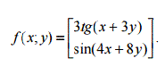Дана функция (рис) Найти f'(x,y). Вычислить f'(- π/12; π/12)