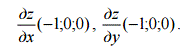 Функция z = z(x;y) задана неявно уравнением z<sup>3</sup> + 3x<sup>2</sup>z = 2xy. Вычислить (рис)