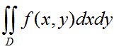 Перейти в двойном интеграле   к двукратному и расставить  пределы  интегрирования,  если  область  D  ограничена  линиями   y=x<sup>2</sup>-2x+2;y=2+6x-x<sup>2</sup>