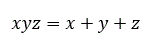 Найти dz (0,1 - 1) если xyz = x + y +z