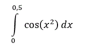 Вычислить приближённо определенный интеграл, используя разложение подынтегральной функции в ряд Маклорена. Ограничившись двумя членами ряда, оценить погрешность вычислений. 