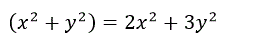Вычислить с помощью двойного интеграла в полярных координатах площадь фигуры, ограниченной кривой, заданной уравнением в декартовых координатах (x<sup>2</sup>+y<sup>2</sup>)=2x<sup>2</sup>+3y<sup>2</sup>