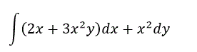 Вычислить криволинейный интеграл вдоль ломаной кривой ОАС, где О (0;0), А (2;0), С (2;4)