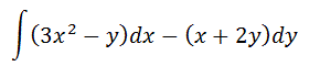Вычислить криволинейный интеграл вдоль окружности x<sup>2</sup>+y<sup>2</sup>=1 от точки (0; 1) до точки (-1; 0)