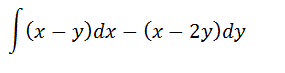 Вычислить криволинейный интеграл вдоль параболы y = 1/2x<sup>2</sup> от точки О (0; 0) до точки С (4; 8). Сделать чертеж