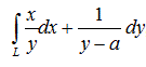 Вычислить криволинейные интегралы (рис) где L - дуга циклоиды x = a(t - sint),y = a(1-cost), π/6 ≤ t ≤ π/3. 