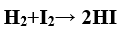 Реакция идет по уравнению H<sub>2</sub>+I<sub>2</sub>→ 2HI . Константа скорости этой реакции при 508°С равна 0,16. Исходные концентрации реагирующих веществ [Н<sub>2</sub>]=0,04 моль/л , [I<sub>2</sub>]=0,05 моль/л. Вычислите начальную скорость реакции и скорость ее, когда [Н<sub>2</sub>]=0,03 моль/л.