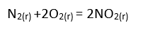 В каком направлении при стандартных условиях может самопроизвольно протекает заданная реакция? Ответ дайте на основании расчётов изменения энергии Гиббса реакции ∆G<sup>0</sup><sub>298</sub>: <br /> а) по значениям стандартных теплот образования ∆<sub>f</sub>H<sup>0</sup><sub>298</sub> и стандартных  энтропий S<sup>0</sup><sub>298</sub> веществ, участвующих в реакции; <br /> б) по значениям стандартных энергий Гиббса образования  ∆G<sup>0</sup><sup></sup><sub>298</sub> вещества, участвующих в реакции. Уравнения реакции :N<sub>2(r)</sub> +2O<sub>2(r)</sub> = 2NO<sub>2(r)</sub>