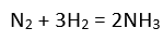 Вычислить, во сколько раз изменится скорость реакции, протекающей в газовой фазе,   N<sub>2</sub> + 3H<sub>2</sub> = 2NH<sub>3</sub> , если  <br /> а) давление системы уменьшить в 2 раза; <br /> б) увеличить концентрацию водорода в 3 раза?