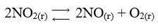 При некоторой температуре в системе     	<br />2NO<sub>2(г)</sub>   2NO<sub>(г)</sub> + O<sub>2(г)</sub> (рис) константа химического равновесия составляет К = 12,8, а равновесная концентрация кислорода [O<sub>2</sub>] = 0,2 моль/л. Определите начальную концентрацию диоксида азота.