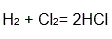  Газовая смесь состоит из Н<sub>2</sub> и Cl<sub>2</sub>. Реакция идет по уравнению Н<sub>2</sub> + Cl<sub>2</sub> = 2HСl. Как изменится скорость реакции, если увеличить давление в 3 раза?