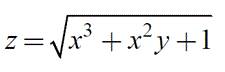 Дана функция двух переменных z = √(x<sup>3</sup>+ x<sup>2</sup>y + 1). Найти все частные производные первого и второго порядков.