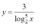 Найти производную dy/dx данной функции y = 3/(log<sup>5</sup><sub>2</sub>(x))