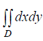 Вычислить двойной интеграл ∫∫<sub>D</sub> dxdy , где D – область, ограниченная линиями y = x<sup>2</sup> , y + x = 2 , y = 0.