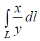 Вычислить криволинейный интеграл ∫<sub>L</sub>x/y dl, где L – дуга параболы y<sup>2</sup> = 2x между точками A(2;2) и B(8;4)
