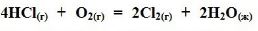 Рассчитать значение ΔG<sup>0</sup><sub>298</sub> реакции 4HCl(г) + О<sub>2</sub>(г) = 2С<sub>l2</sub>(г) + 2Н<sub>2</sub>О(ж) и установить в каком направлении они могут протекать самопроизвольно в стандартных условиях при 25°С.