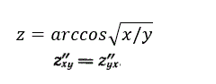 Найти вторые частные производные функции z = arccos√(x/y). Убедиться в том, что z''xy = z''yx
