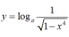 Найти производную y = log<sub>a</sub>(1/√(1 - x<sup>4</sup>))