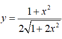 Найти производную <br /> y = (1 + x<sup>2</sup>)/2√(1 + 2x<sup>2</sup>)