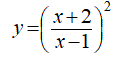 Провести полное исследование функции. Построить график функции <br /> y = ((x + 2)(x - 1))<sup>2</sup>