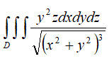 Вычислить тройной интеграл; V:  y ≥ 0, y ≤ √(3)x, z = 3(x<sup>2</sup> + y<sup>2</sup>), z = 3