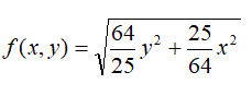 Вычислить криволинейный интеграл первого рода от функции f(x,y) по контуру L: x = 8cos(t), y = 5sin(t), 0 ≤ t ≤ π/2  