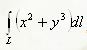 Вычислить криволинейный интеграл, если L – отрезок прямой y = 1 - x , заключенный между точками А (1;0) и В (0;1).