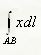 Вычислить криволинейный интеграл по отрезку прямой от точки (0,0) до точки (1,2)