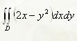 Вычислить двойной интеграл  по области, ограниченной линиями y = 9 – х<sup>2</sup>, у = 0.