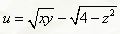 Найти gradu(M)  и |gradu(M)| в точке М(1;1;0) для функции u = √(xy) - √(4 - z<sup>2</sup>)