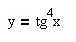 Вычислить производные y'''  <br /> y = tg<sup>4</sup>(x)