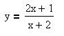 Найти производную функции <br /> y = (2x + 1)/(x + 2)