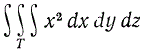 Вычислить интеграл, если Т - шар x<sup>2</sup> + y<sup>2</sup> + z<sup>2</sup> ≤ R<sup>2</sup>